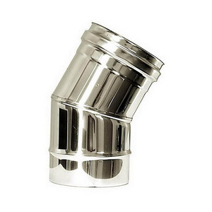 Tubo de escape de acero inoxidable DN 80 de pared simple 30 Curva 316 Tubo de acero inoxidable - Product Image 1