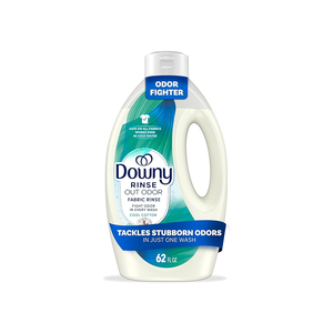 Downy Rinse, Désodorisant pour Linge, Parfum Coton Frais, 62 fl oz, Assouplissant et Désodorisant pour Linge, Compatible HE - Product Image 1