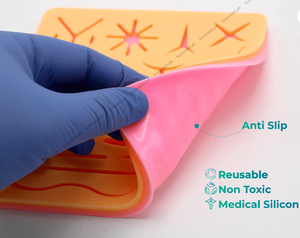 Almohadilla de Práctica de Sutura Manual Reutilizable de Alta Calidad que Reproduce con Precisión la Estructura Anatómica del Tejido Humano para Estudiantes de Medicina - Product Image 2