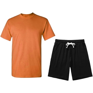 Conjunto de camisa naranja y pantalones cortos negros Chaqueta universitaria de satén multicolor Chaqueta bomber neón naranja y verde - Product Image 1