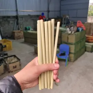 Fornecedor de fábrica canudos biodegradáveis ecológicos canudos de bambu a granel
