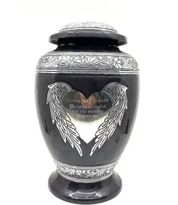 Unique Theme Cremation Urns Human Adult Ashes Meta & Funeral Box Keepsake Urns Casket Funerary Urn Ossuary Memorial