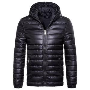 Chaqueta Acolchada de Lona con Capucha para Hombre, de Alta Calidad, Cortavientos, Ligera, Informal, para Exteriores, de Invierno, Envío DDP - Product Image 1