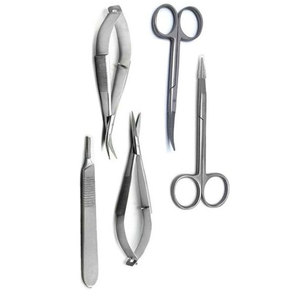 Gran oferta de instrumentos de Cirugía de blefaroplastia Manual, juego de 13 piezas, herramientas quirúrgicas aprobadas por CE ISO para uso hospitalario - Product Image 4