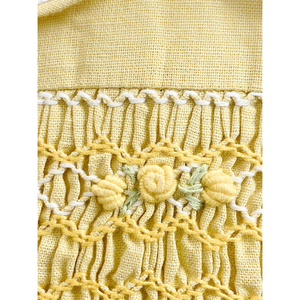 Vêtements pour enfants filles robes smockées vêtements pour enfants à manches courtes conception personnalisée ODM OEM de fabricant du Vietnam - Product Image 3