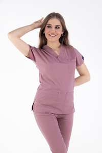 Uniforme d'hôpital surdimensionné personnalisé, ensembles de blouses médicales, séchage rapide, respirant, polyester/coton, manches longues, unisexe - Product Image 3