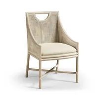Fauteuils de salle à manger élégants et rembourrés, lot de 2 |   Tissu de qualité supérieure et structure en bois massif |   Meubles de salle à manger de style moderne du milieu du siècle