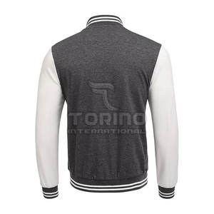 Nouvelle Arrivée Veste d'Hiver Légère en Laine 100% Écologique Style Letterman Col Montant Dernière Tendance Décontractée pour Hommes en Promotion en Ligne - Product Image 4