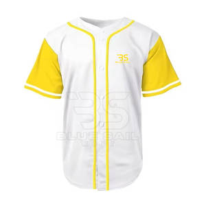 Maillot de baseball pour homme, coupe ajustée confortable, séchage rapide, maillot de baseball personnalisé pour homme - Product Image 1