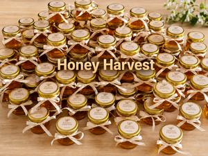 <b>Honey</b> Harvest Vanilla & Ginger Infused <b>Honey</b> Spices 30g Premium Grade Golden Madagascar Origin Mason Jar No Additives 80% Brix - Product Image 6
