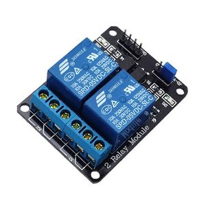 บอร์ดพัฒนาโมดูลรีเลย์แบบแยกสัญญาณด้วยออปโตคัปเปลอร์ 5V 2 ช่อง - Product Image 1