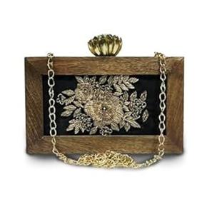 Bolso de mano de resina, bolso de mano de tipo personalizado de resina artesanal de la India para mujer, bolsos de mano promocionales - Product Image 1