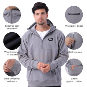 Qualité supérieure Vente en gros Basics Softshell Hoodies Matériau durable Marque privée Softshell Hoodies - Product Image 3