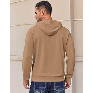 Sudadera con capucha de manga larga ajustada para hombre, ropa de invierno con bolsillo de canguro - Product Image 2