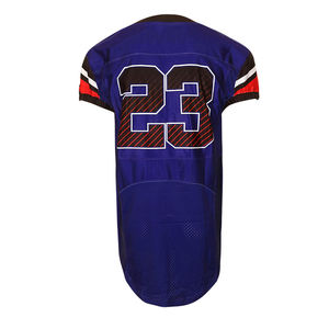 Camiseta de Fútbol Americano Personalizada Premium de Manga Corta, Talla Grande, 100% Poliéster, Transpirable, de Secado Rápido, Diseño de Sublimación Avanzado - Product Image 2