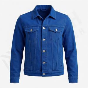 Veste en jean pour femme au style unique, coupe-vent, en coton, tendance, décontractée, vêtement d'extérieur, couleur personnalisée - Product Image 1