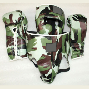 Venta al por mayor personalizado Kick Boxing Fighting MMA cuero genuino profesional de alta calidad ganador conjunto de boxeo - Product Image 4