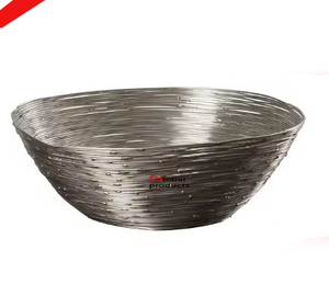 Bol décoratif en métal doré et argenté de haute qualité 2026 pour salade et fruits, idéal pour la maison, les restaurants et la décoration de table. - Product Image 4