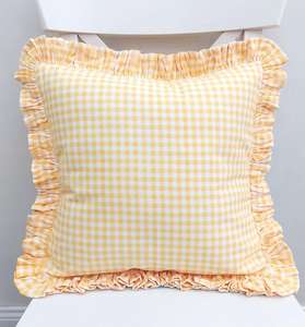 Volantes frescos bohemio de algodón a rayas con volantes, fundas de almohada con brida, volantes decorativos, almohada con volantes, almohada de diseñador bohemio - Product Image 3