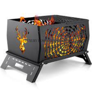 Foyer métallique haute performance avec évents à flux d'air intelligents maximisant l'efficacité de la combustion tout en réduisant la production de fumée - Product Image 1