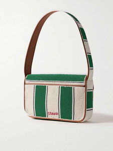 กระเป๋าสะพายไหล่ลูกปัดสีชมพูทนทานพร้อมเมล็ดลูกปัดปักลายกระเป๋าถือมีเอกลักษณ์ไม่ซ้ำใครด้วยแฟชั่นเรืองแสง - Product Image 6