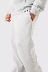 Servicio OEM personalizado de gran tamaño de algodón pesado de los hombres personalizados básicos nuevos pantalones de Jogger negro Premium oferta al por mayor tendencia 2024 calidad - Product Image 2