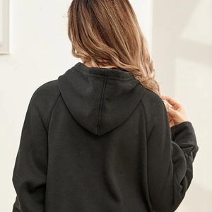 High Quality Plain Pullover Sweatshirts Oversized Blank Hoodies for Women / Winter Women Cotton Oversized Hoodies for Casual - Product Image 6