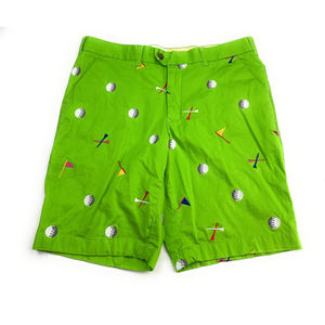 กางเกงขาสั้นกอล์ฟโพลีเอสเตอร์ระบายอากาศได้ดีแห้งเร็วตามสั่งสำหรับผู้ชายชุดกีฬาที่มีน้ำหนักเบาสวมใส่สบายสำหรับนักกอล์ฟชาวยุโรป - Product Image 1