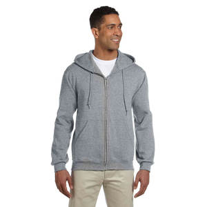 2025 nouveauté hommes Vintage pleine fermeture éclair à capuche goutte épaule bases à capuche col à capuche Logo personnalisé sweats à capuche - Product Image 1