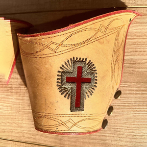 Vestido provincial artesanal puños de guantelete con logotipo personalizado Ronpex - Product Image 6