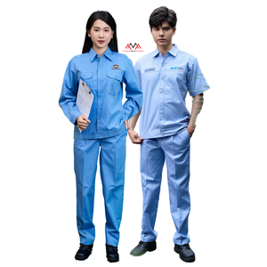 Vêtements de travail professionnels grande taille bleu noir pour ouvrier du bâtiment et du pétrole et du gaz - Product Image 1