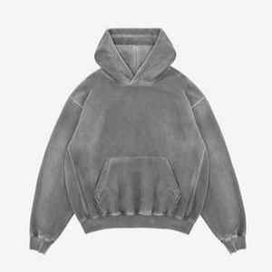 Sudaderas con Capucha de Felpa Francesa de Algodón para Hombre, Sudadera con Capucha Extra Grande de Felpa Francesa Personalizada al por Mayor, Sudadera con Capucha Lisa con Hombros Caídos - Product Image 6