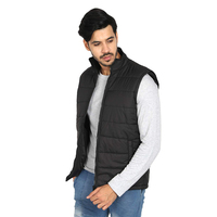 Chaleco Acolchado de Burbujas Transpirable y Resistente al Viento de Alta Calidad para Hombre, Chaqueta sin Mangas Formal para Primavera, Chaleco Ligero con Cierre