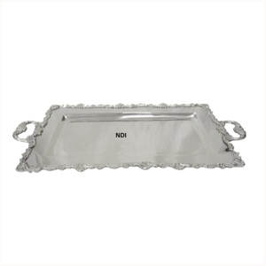Bandeja de madera maciza de Acacia con asas, Servidor Portátil de almacenamiento de alimentos Rectangular de calidad duradera - Product Image 3