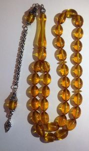 Rosario turquesa PERFECTO diseñado Tasbih accesorios de oración venta al por mayor Tasbih con cuentas de resina Natural formas cuentas de oración - Product Image 6