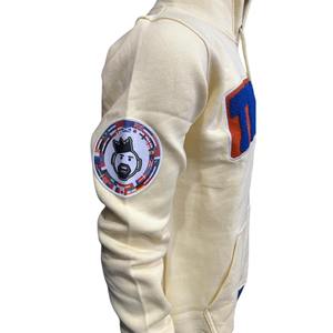 Sweat-shirt à capuche en coton biologique de luxe pour homme, couleur personnalisée, logo brodé, pull d'hiver décontracté - Product Image 3