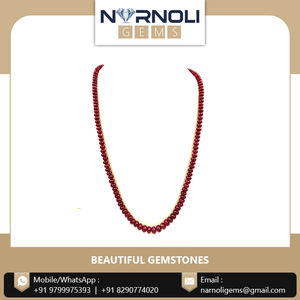 Compre un collar de cadena de cuentas de rubí de alta calidad con tamaños personalizados disponibles a bajo precio - Product Image 6