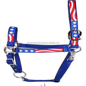 Anillo de nailon con estampado colorido para mujer, correa de nailon con diseño de Caballo Americano, con hebilla antióxido y Chapado en níquel, personalizable - Product Image 2