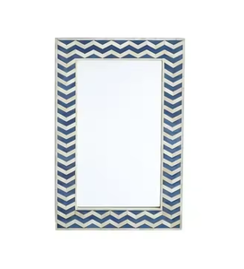 Espejo de Pared con Incrustaciones de Hueso de Diseño Moderno, Espejo de Alta Calidad para Decoración del Hogar - Product Image 2