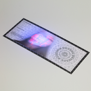 Haute qualité personnalisé QR Code sécurité estampage à chaud bande holographique impression billets <span class=keywords><strong>de</strong></span> <span class=keywords><strong>Concert</strong></span> pour la mémoire et la Collection - Product Image 2