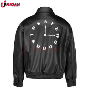 Vestes Letterman Varsity vierges unies de haute qualité pour hommes veste de baseball noire à impression personnalisée pour l'hiver High Street - Product Image 5