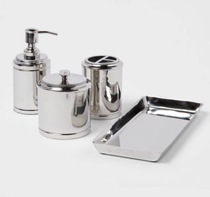 Juego de Baño de Metal para Encimera, para el Área del Lavabo, que Combina Uso Práctico con un Elegante Diseño Metálico - Product Image 3