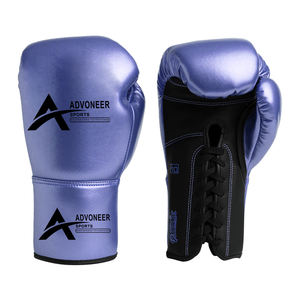 Gants de boxe à lacets de haute qualité sur mesure Kick Boxing Muay thai MMA propres gants de boxe professionnels d'entraînement de gymnastique - Product Image 4