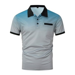 New 2025 Wholesale OEM New Design Luxury Polo Shirt for Men Custom <b>Golf</b> Polo Shirt 95% Polyester t Shirts for Men High Quality - Product Image 2
