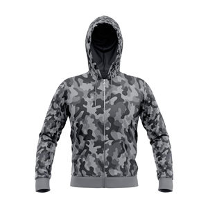 Sweat à capuche personnalisé de haute qualité en coton éponge épaisse logo personnalisé survêtement à manches longues épais blanc lourd - Product Image 4