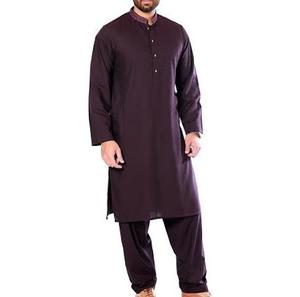Ropa islámica para hombre, diseño bordado Shalwar Kameez para hombre, conjunto de 2 uds de caballeros en blanco liso, trajes para hombre, venta al por mayor, Salwar Kameez - Product Image 1