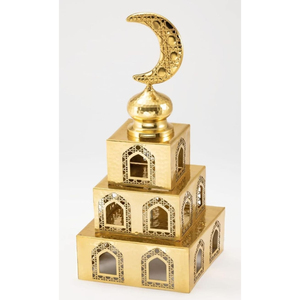 Stylish Desk Lamp Tabletop Lantern Light Ramadan Accessories for Wedding Party <b>Living</b> Room and Ramadan Decoration - Product Image 6