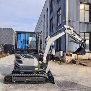 Mini excavadora eléctrica CX25EV con envío gratuito, excavadora pequeña de 2.5 toneladas para granja, mini excavadora con motor Kubota, alta potencia de excavación. - Product Image 6