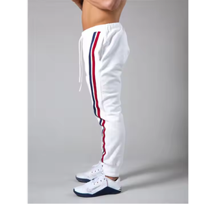 Pantalones de jogging para hombre de otoño e invierno de alta calidad, pantalones holgados personalizados, pantalones de chándal de algodón, pantalones de gimnasio holgados de Bangladesh - Product Image 2