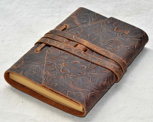 Cuaderno de cuero hecho a mano cuaderno diario personalizado - Product Image 2